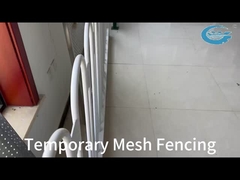 สถานที่ก่อสร้างรั้วรั้วแบบจําลอง ป้องกันชั่วคราวที่มีการออกแบบกันการขึ้น