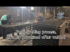 การเคลือบผิวข้นรั้วชั่วคราวที่เชื่อมด้วย ISO9001 2015 การรับรอง