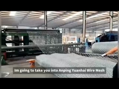 ตาข่ายลวดเกเบี้ยน PVC / เหล็กชุบสังกะสีแบบจุ่มร้อนสำหรับป้องกันลาด