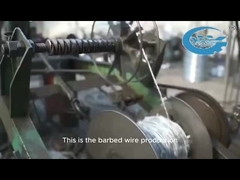 ลวดหนามเหล็กเคลือบสังกะสีแบบจุ่มร้อน ขนาด 12 เกจ สำหรับรั้วรักษาความปลอดภัย