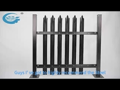 สแตนเลส Palisade รั้ว 2-3m ความกว้าง 10 ปีการรับประกัน