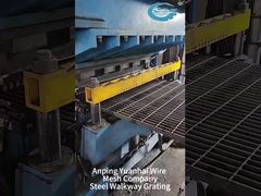 แผงตะแกรงทางเดินเหล็กชนิดหยัก ทนทานต่อการกัดกร่อน