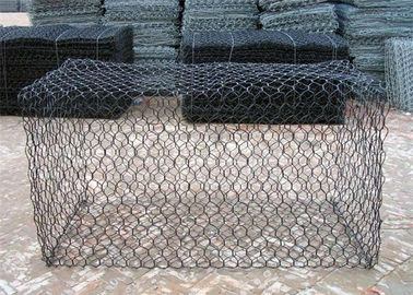 2*1*1m Retaining Wall 60*80mm Gabion Wire Mesh