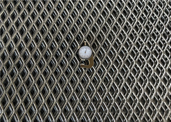 Flattened Decorative 1.25x2.5m Expanded Metal Wire Mesh