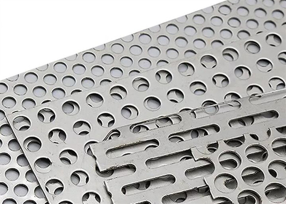 Galvanized / Pvc Coated Oem Perforated Wire Mesh Punched Metal Sheet For Screen Wall