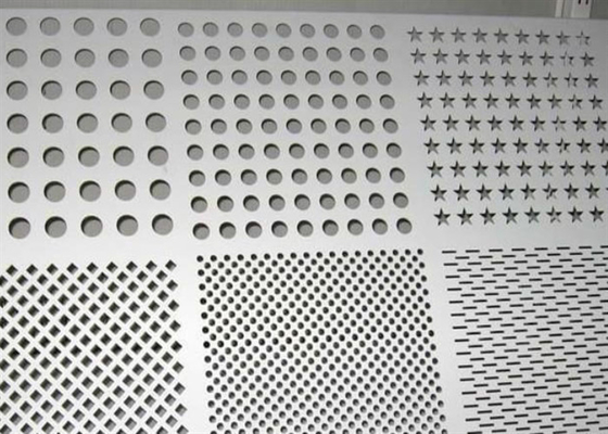 Low Carbon Steel Perforated Metal Screen Decorative Punching Hole 2.0mm