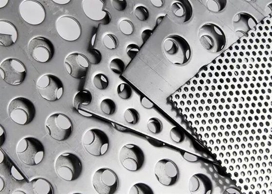 Decorative Iron 4.0mm Thin Perforated Metal Sheet Plate Punched For Speaker 1.22*2.44m