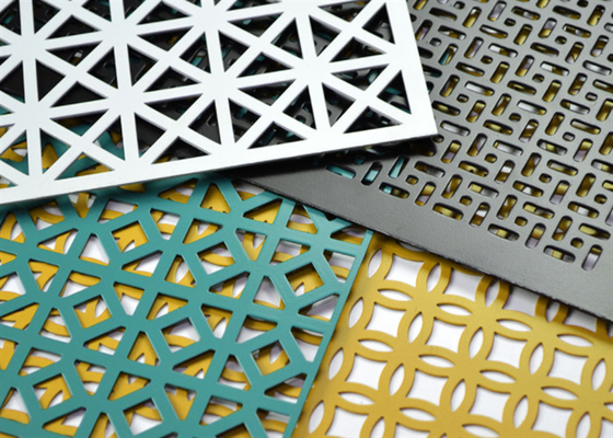 4 X 8 Ultra Fine Perforated Wire Mesh 3.0mm Round Hole Steel Plate Building Decorative
