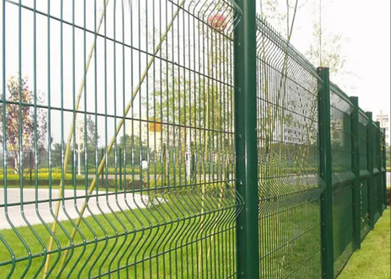Galvanized V Shaped 4.5mm Triangle Fence Panel 3d Welded Wire Fence 1030mm