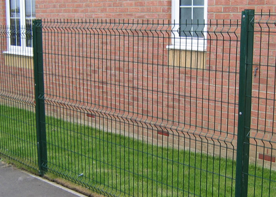 OEM 3D Curved Powder Coated Steel 3D Triangle Fence Panel 2*2.5m 4.0mm