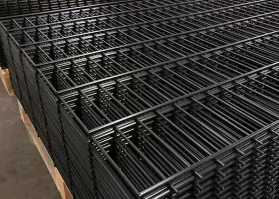 Galvanized 5/4/5mm Double Loop Wire Fencing Square Post For Private