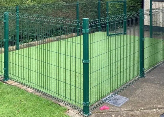 ISO9001 PVC Coated Double Loop Wire Garden Fence 5/4/5  Rustproof