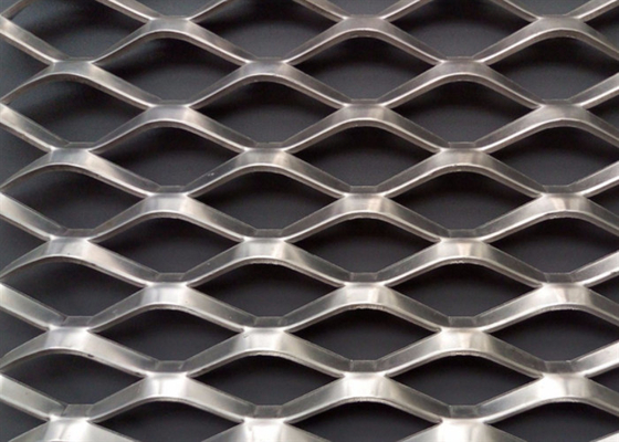 Low Carbon Steel Expanded Metal Mesh Galvanized For Building 1 * 2m 4.0mm