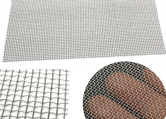 Twill Weave Stainless Steel 304 Filter Woven Wire Cloth For Sieve