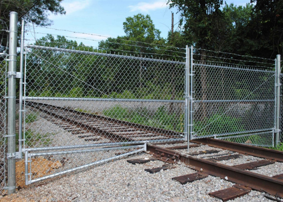 Galvanized 6 Inch X 8 Inch Temporary Chain Link Fence Iso 9001 2015