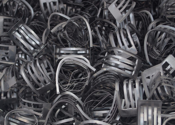 Ss304 Ss316 Metal Tower Internals For Adsorption Column 25*25*0.3mm