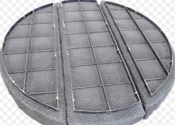 Stainless Steel Wire Mesh Demister Pad Customized Thickness