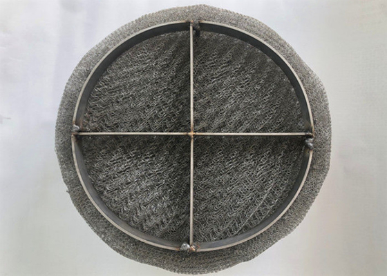 Metallurgy Filter Wire Mesh Demister Pad Customized Sizes For Chemical Tower