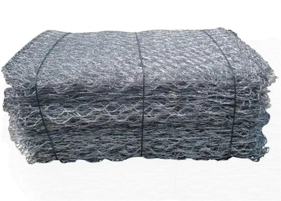 High Strength 100x120mm Gabion Wire Mesh Low Carbon Steel