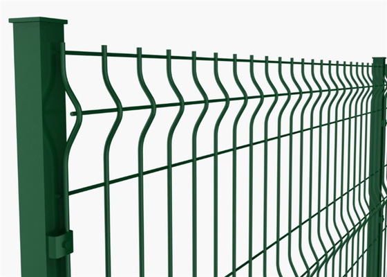 Galvanized Metal Wire Mesh Triangle Bending Fence 0.63 M For Securty