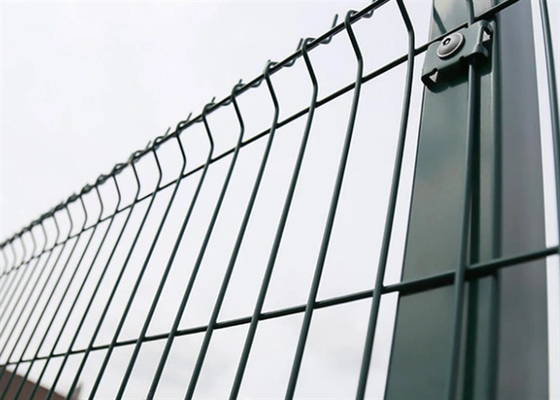 Height 1.53m Triangle Fence Panel With Peach Posts For Security