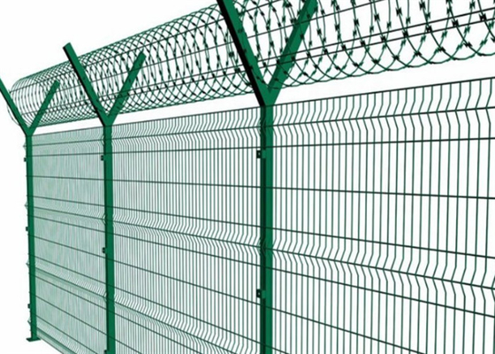 1.23m Height Triangle Fence Panel With 3.5mm Wire Diameter And Customizable Length