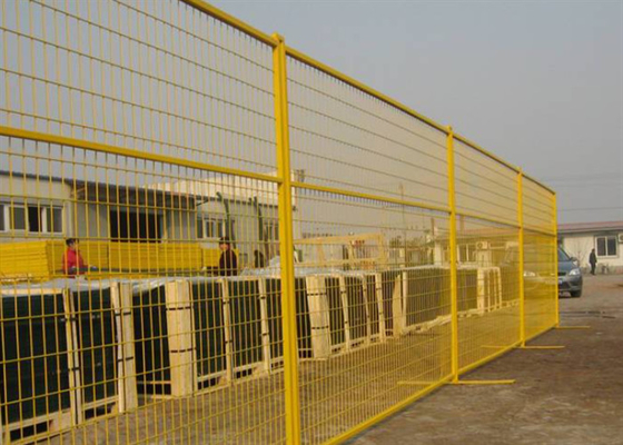 Welded Hot Dip Galvanized / Powder Coated Temporary Fence for Construction Site OEM