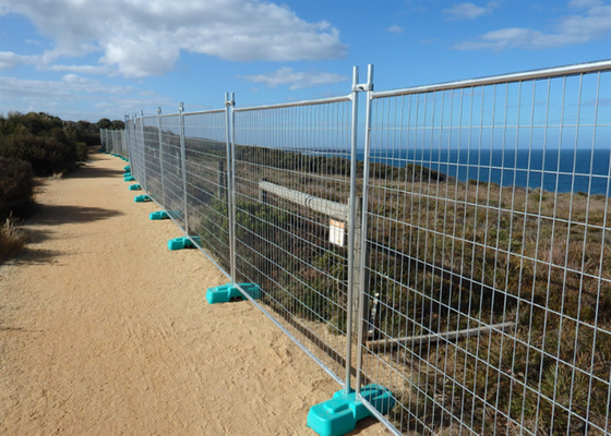 Welded Hot Dip Galvanized / Powder Coated Temporary Fence for Construction Site OEM