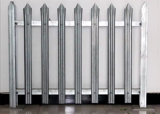 PVC Coated Security Palisade Fence W Pale 2.1*2.4m For Residential