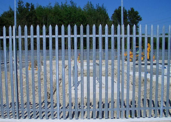 W / D Type Galvanized Steel Palisade Fencing 2.5*2.75m