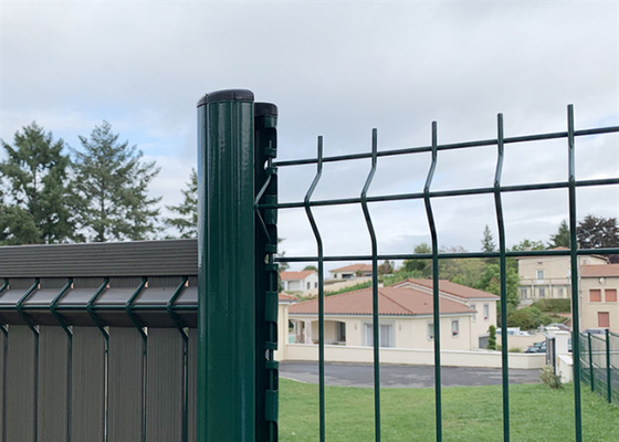 Iron Wire Fence V Mesh Triangle Bending Fence For Highway / Yard 1.8*2.4m