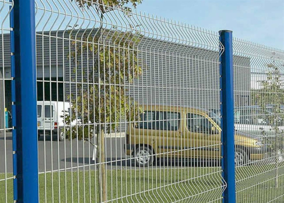 3D Garden Fence Curved  Welded Wire Mesh Fencing For Public Places 1.8*3m
