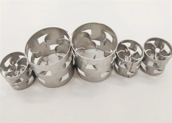 Pall Ring Metal Tower Packing 25*25*0.3mm Diameter For Gas Scrubbing