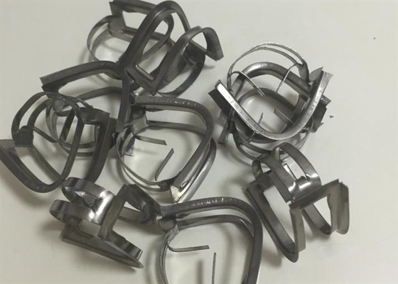 Pall Ring Metal Tower Packing 25*25*0.3mm Diameter For Gas Scrubbing