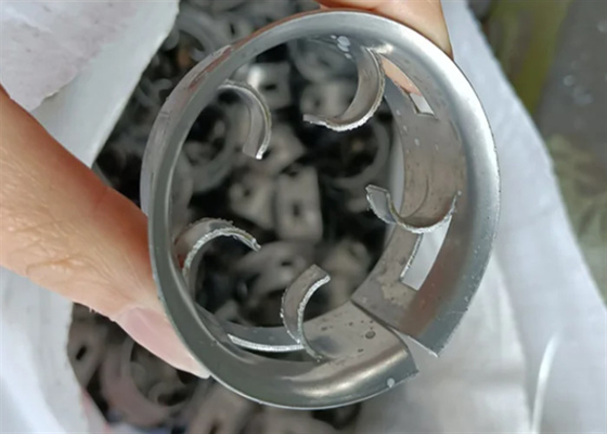 SS304 Metal Random Packing Round Shape 50*50*0.6mm