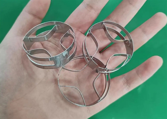 38*38*0.5mm Pall Ring Metal Tower Packing For Tower Distillation