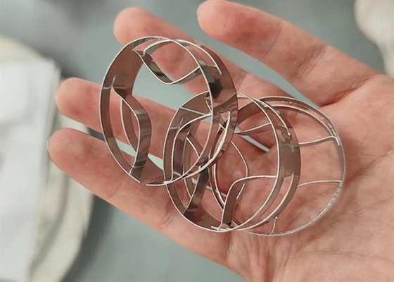 38*38*0.5mm Pall Ring Metal Tower Packing For Tower Distillation
