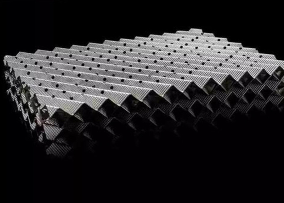 SS316 Low Resistance Metal Structured Packing For Stripping / Scrubbing