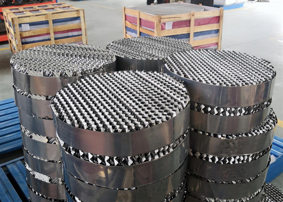 500X Metal Wire Gauze Structured Packing For Optimal Scrubbing SS316L