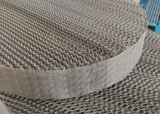 500Y SS304 Metal Structured Packing With Optimal Low Pressure Drop