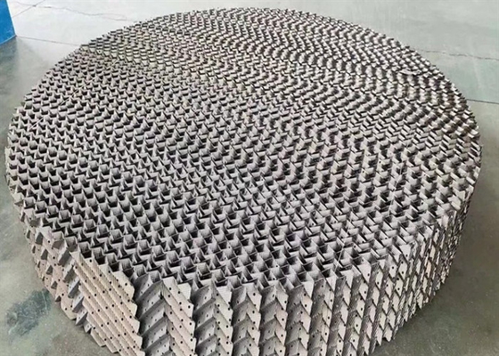 500Y SS304 Metal Structured Packing With Optimal Low Pressure Drop