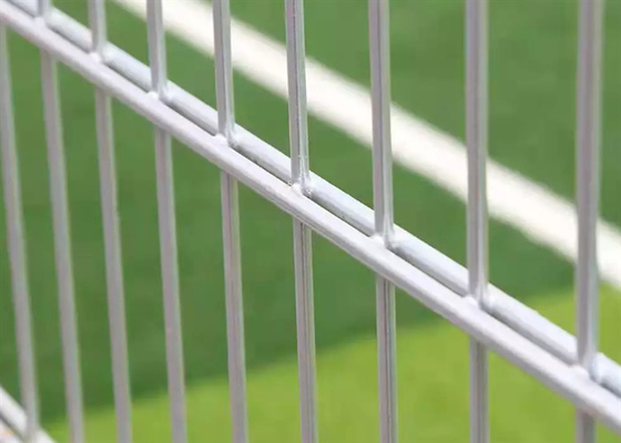 Galvanized and PVC Coated Double Rod Wire Fencing For Garden / Sport