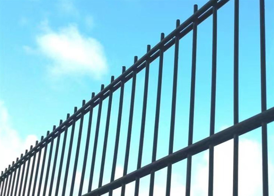 Galvanized and PVC Coated Double Rod Wire Fencing For Garden / Sport