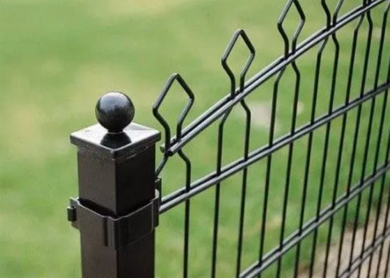 6x7ft Double Loop Wire Fence With Post For Security 2.0*2.5m*4.0mm