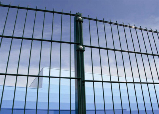 OEM Twin Wire Double Loop Wire Fencing with Square Post 50*100mm