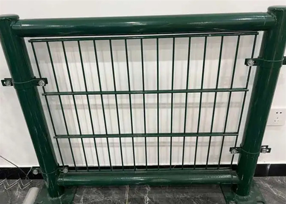 Galvanized Double Loop Wire Fencing For Industry 75*150mm Hole