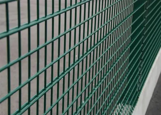 1.2m-3.0m Low Carbon Steel Pvc Coated Double Wire Fence For Public 1.8*2.5m