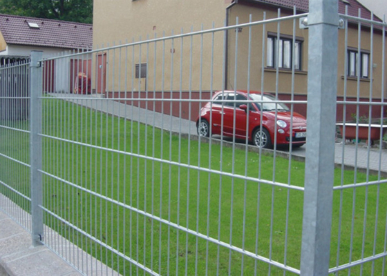 1.2m-3.0m Low Carbon Steel Pvc Coated Double Wire Fence For Public 1.8*2.5m