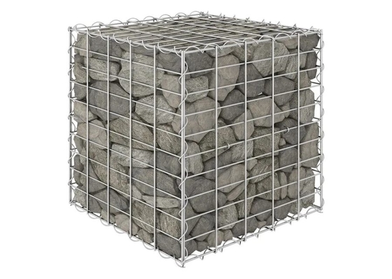 Galvanized / Powder Coated Box Gabion Flood Protection 2*1*1m