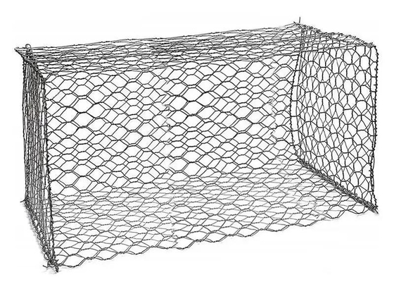 Galvanized / Powder Coated Box Gabion Flood Protection 2*1*1m